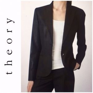 Theory Nichelle Wool Blend Blazer